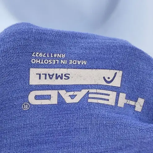 Head Athletic Ruched Back Long Sleeve Hoodie Small