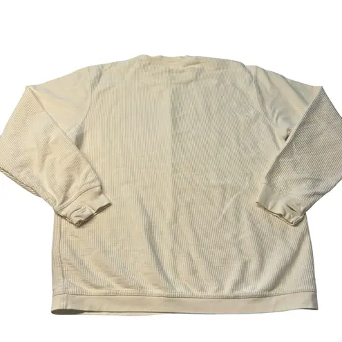 Royce Size M Missouri Show Me State Corduroy Crewneck Beige Cream Travel Ribbed White Size M