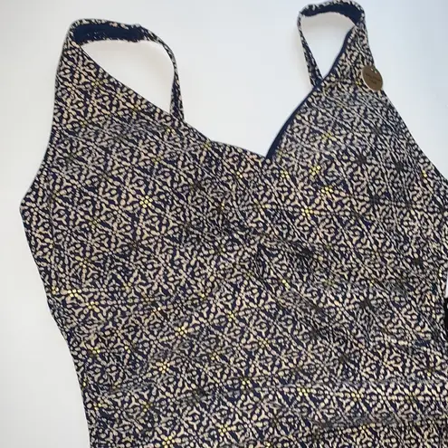 Nip Tuck Joanne twist front tummy control onepiece Blue Size 4