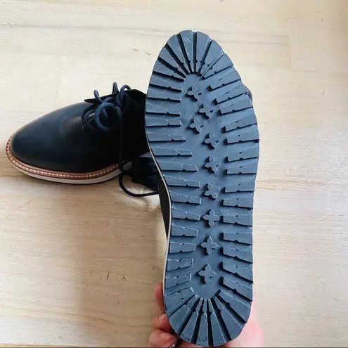 Loeffler Randall leather lace up oxfords in BlACK