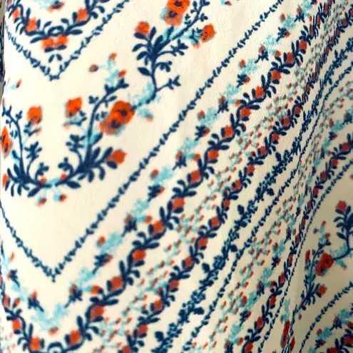 Pink Rose  A-Line Top in Elegant Floral