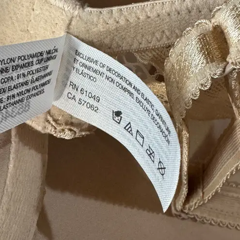 Wacoal SZ 38DD French Garden Contour Bra Lace Accent Adjustable Straps Underwire