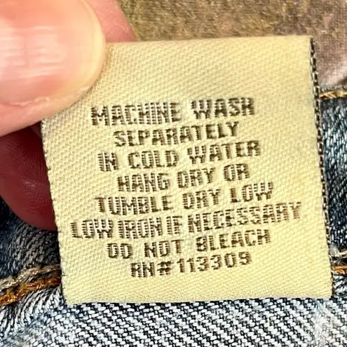 Paris Blues Distressed Cropped Denim Blue Jeans 3