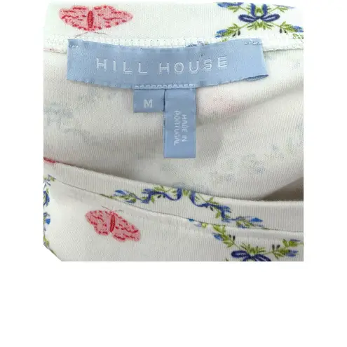 Hill House Home Nina Short Pajama Set Pastel Trellis Organic Cotton Women M