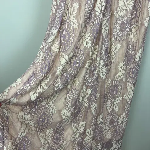 Prómesa Promesa Maxi Dress XL Purple Sleeping Beauty Feminine Lace Fairy Whimsical Flora