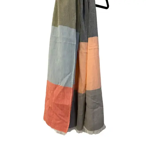 J.Crew  Cotton Color Block Scarf