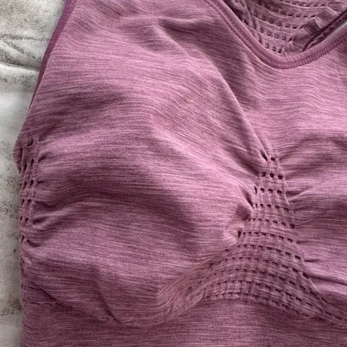 Sweaty Betty Stamina Purple raceback moisture wicking Sports Bra, size S gym