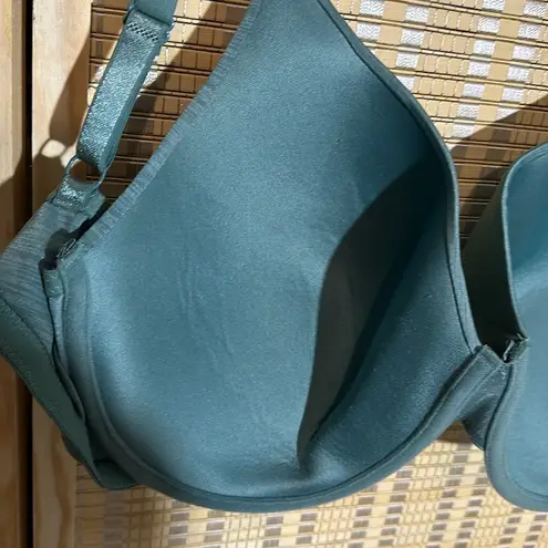 secret treasures Tailored Heather T-Shirt Underwire Bra Aqua Slate 40DDD NWT