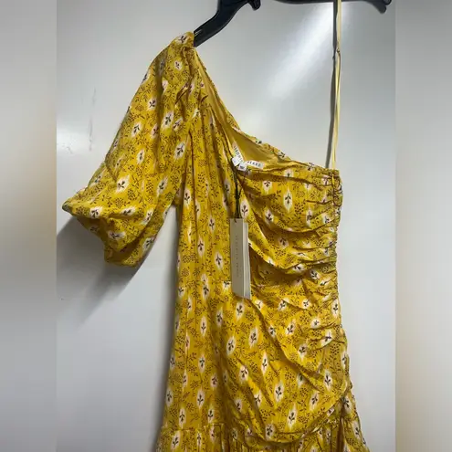 Veronica Beard NWT NEW Silk & Cotton One-Shoulder Virginia Dress size 4