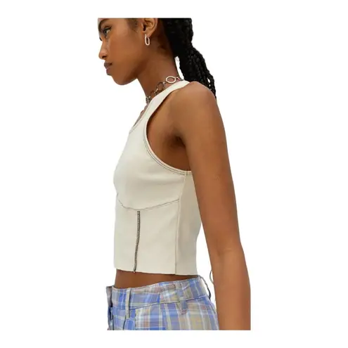 Daydreamer The Backstage Tank in Dirty White XS New