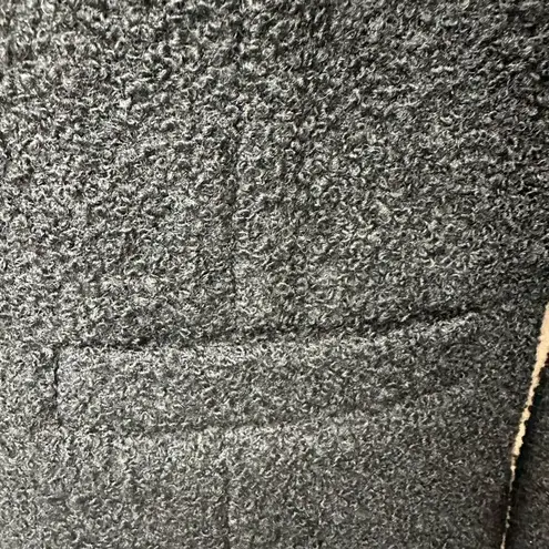 Ann Taylor  Black Wool Blend Cropped Blazer‎ With Lace & Ruffles Size 8