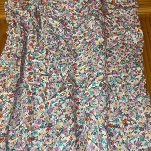 Nordstrom  Crystal Doll Size Medium Floral Blouse.