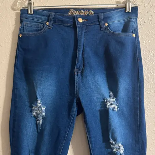 BENEVA Columbian Women's Distressed Skinny Jeans