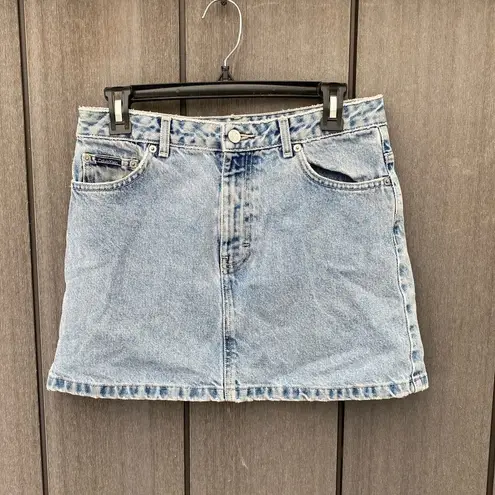 Calvin Klein Vintage  5 pocket Denim Mini Skirt