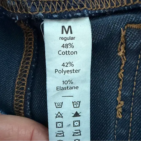 Halara Flex High Waisted Crossover Pockets Stretchy Knit Casual Flare Jeans M