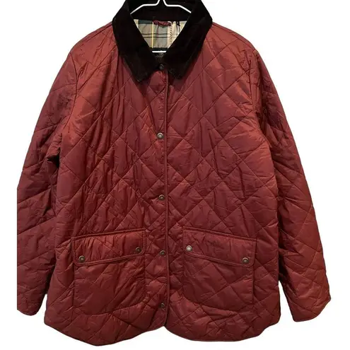 Barbour NWT Pilton Quilted Jacket In Chestnut (US/14)