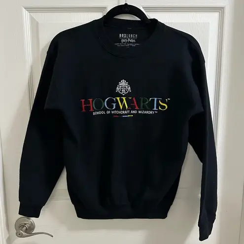 Boxlunch Harry Potter Hogwarts Black Crewneck Sweatshirt men’s unisex size XS 