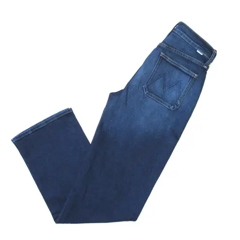 NWT Mother Patch Rambler Zip Sneak in These Boots Are Made For Walking Jeans 28 Blue