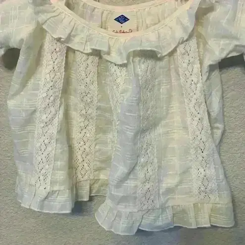 Wild Blue x Sadie Robertson sz xs boho festival concert bridal crochet ruffles