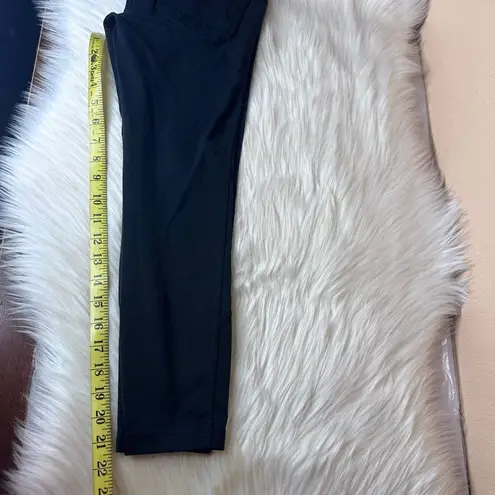 Athleta  Metro Crop Skinny Leggings Front Back Pockets Black Size XS