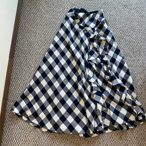 Ralph Lauren Plaid Checkered Maxi Skirt  Size 4