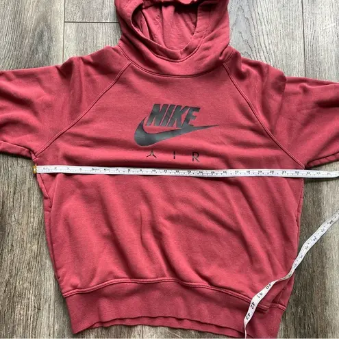 Nike  Air Women’s Rust Red Pullover Hoodie Sweatshirt Size Large