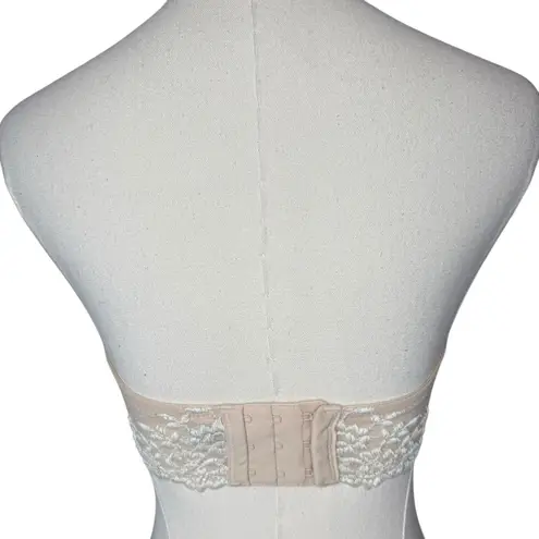 Wacoal Embrace Strapless Push Up Lace Bra 854191 Nude