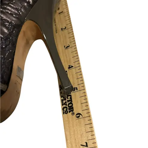 Badgley Mischka black Silver Shoes heels size 7.5