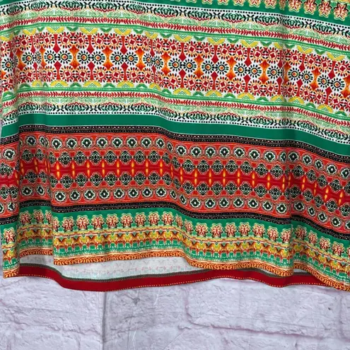 Rafaella Women's Multicolor Patterned Short Sleeve Shirt Size 2X NWT