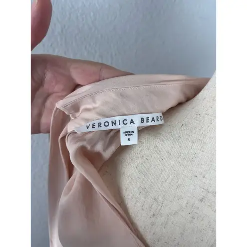 Veronica Beard Tristen Mock Neck Tie Blouse