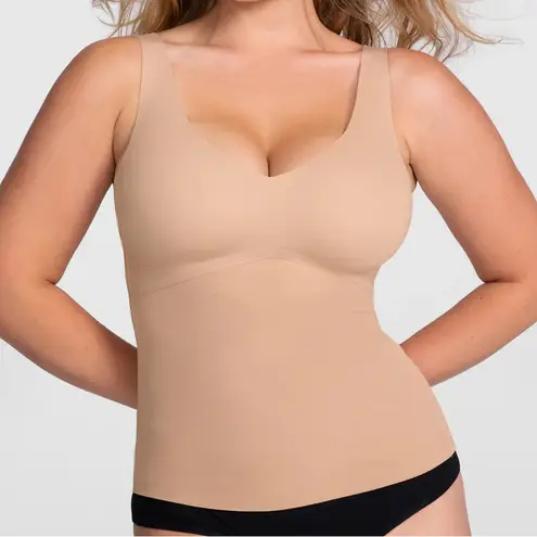Honeylove Liftwear Shapewear Tank in Sand Size XL
