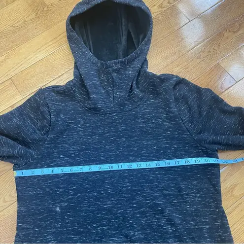 90 Degree by Reflex hoodie short sweatshirt dress with pockets Grey Sz XL Gray