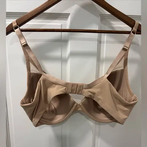 Third love Classic Contour Plunge Bra Smooth Size 38D Taupe Underwire NWOT