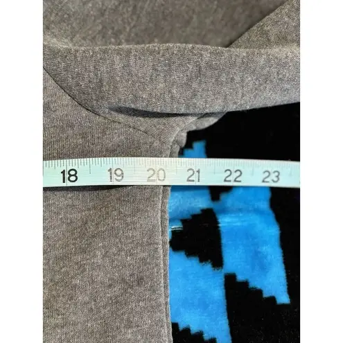 No Brand Gray Zip Up Sweat Jacket Zip Pockets Snaps Size See Measurements