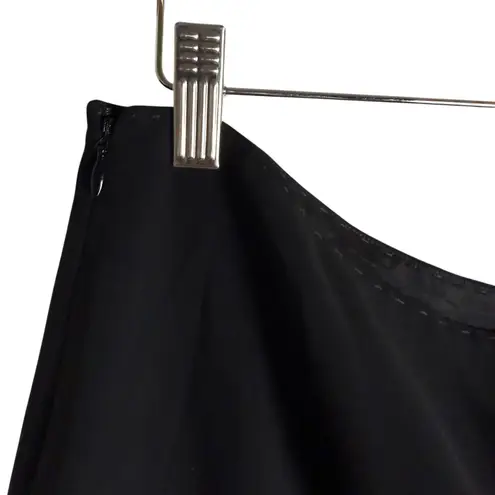 Moschino Solid Black Classic Career Office Pencil Mini Skirt Size 12