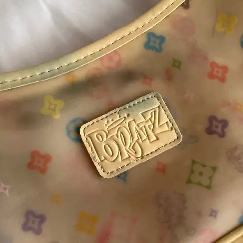 Bratz Y2K Monogram Jelly Beige Shoulder Bag Yellow