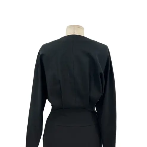 Stella McCartney Stella McCartney Dress Plunging V Neck Zipper Pockets Black Size 38 US 2 4 - Image 8