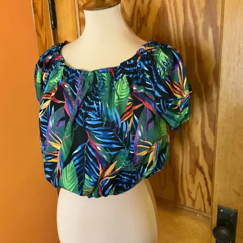 Rachel Zoe Tropical Floral Crop Top