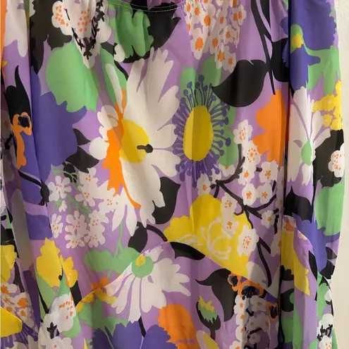 Bob Mackie Wearable Art lined maxi skirt