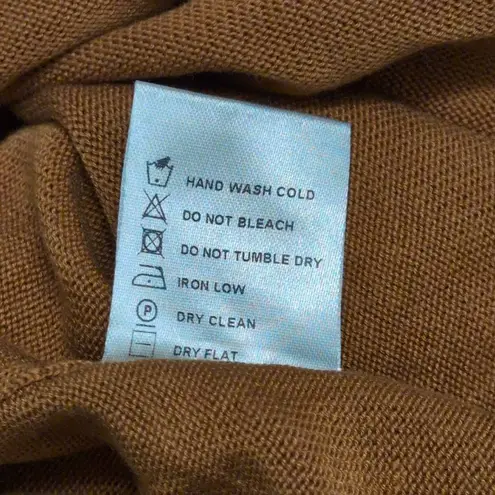 Weekend Stories Brown Rust Spaghetti Straps Open Back Tie Bodycon Midi Dress XS