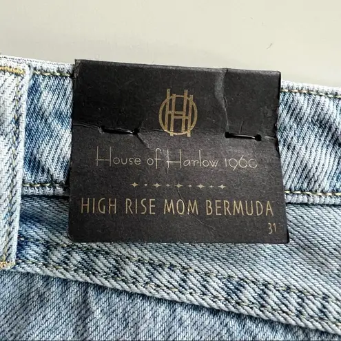 House of Harlow  1960 High Rise Mom Bermuda Shorts