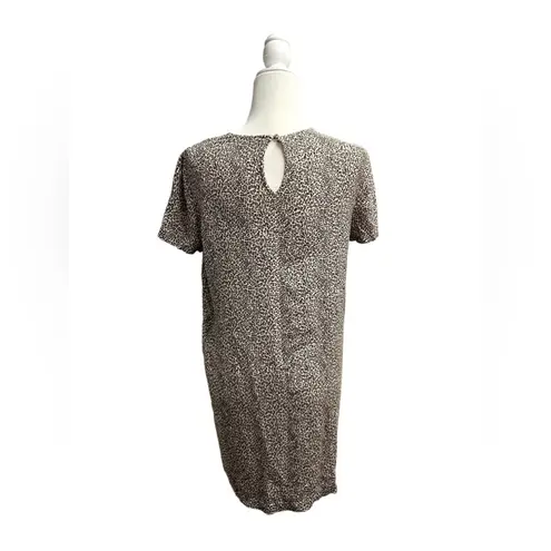 Jenni Kayne Leopard Print Short Sleeve T-Shirt Mini Dress Medium M $315