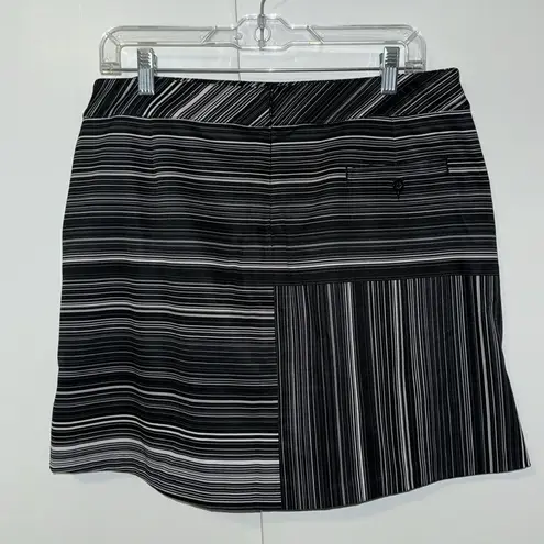 Lady Hagen Empower Variegated Stripe Skort Golf Skirt w Shorts Women’s Size 10