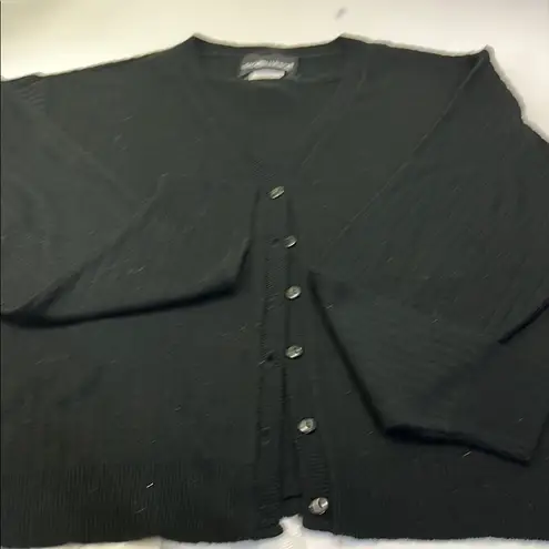 Sandro Black Ribbed Men's Sweater Size XL