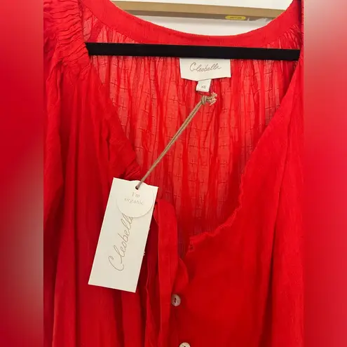Cleobella NWT Emmaline Mini dress size xs medium cherry red