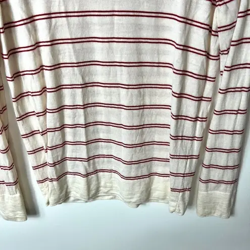 Club Monaco 100% merino wool striped sweater women’s large