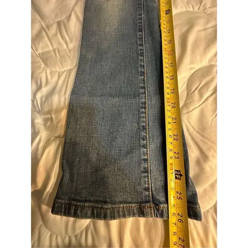 Shyanne Cowgirl Riding Denim with Patchwork Size 12P Inseam: 26 inches Bootcut