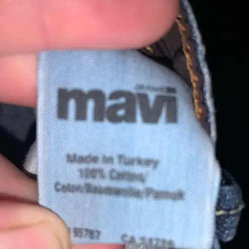 Mavi raw hem Toby size 16 Bermuda denim shorts Blue