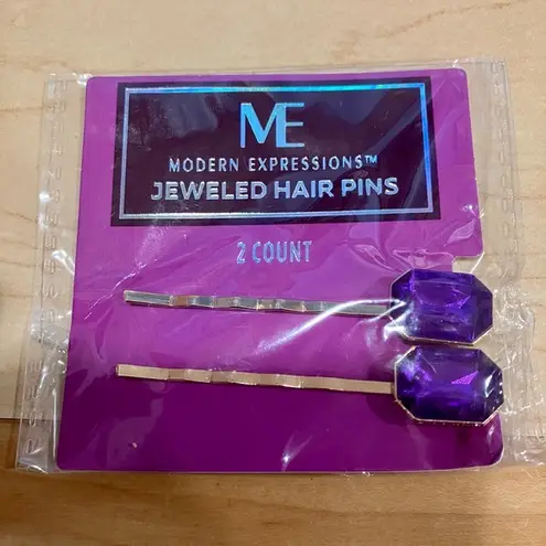 Jeweled hair pins