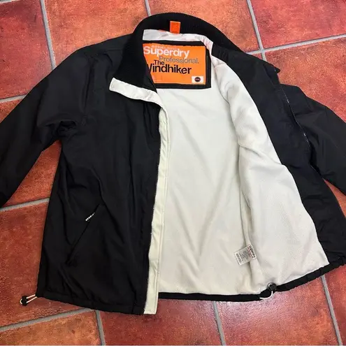 Superdry Women’s Windhiker Black and White Jacket